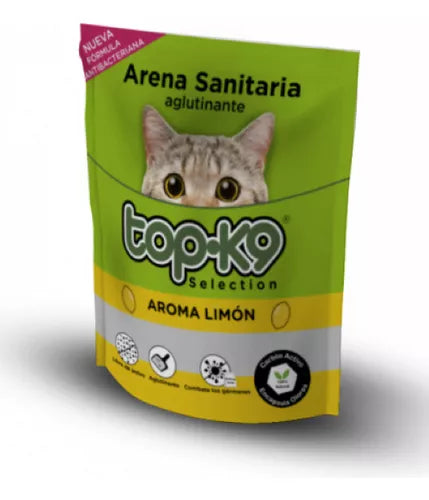 Arena Aglutinante Top-k9 Saco 2kg Limon