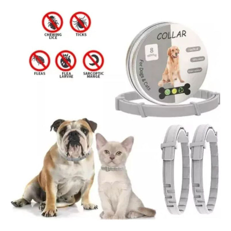 Collar Anti Pulgas Y Garrapatas Para Perros Y Gatos 40cm
