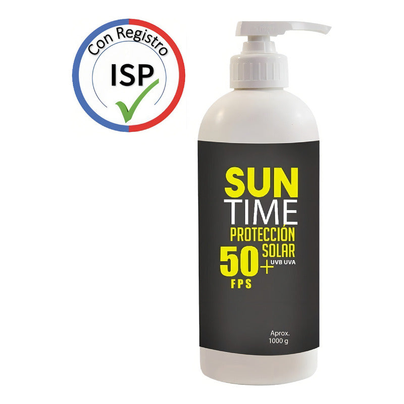 Bloqueador Solar Suntime 1 Lt Factor 50+ Con Dispensador