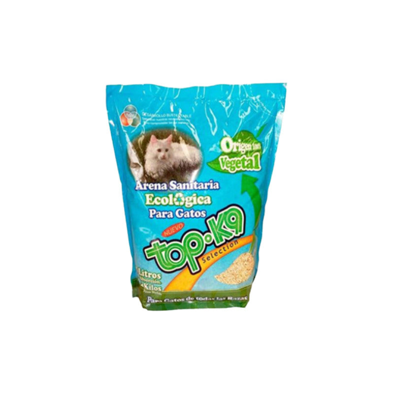 Arena Sanitaria Ecológica Top-k9 2 Kg Aroma Natural