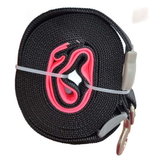 Correa Resistente Para Perros 3 Metros X 2.5 Cm Color Negro