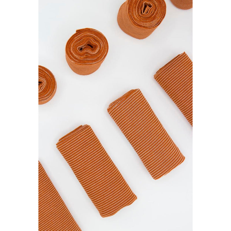 Venda Cobre Reutilizable Antibacterianas 7.5cm X 130 Cm Naranja Oscuro
