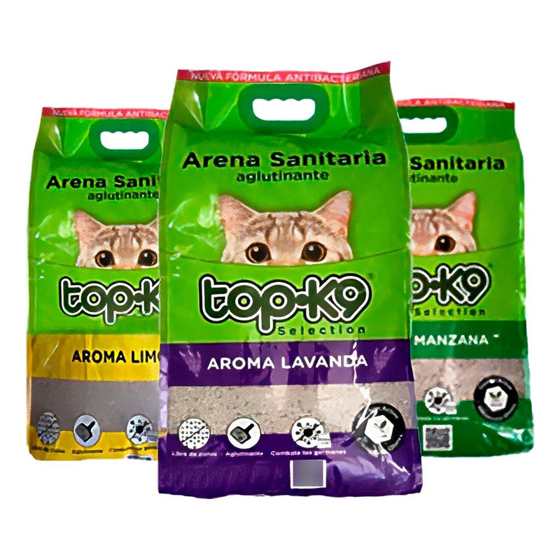 Arena Aglutinante Top-k9 Saco 4 Kg Lavanda