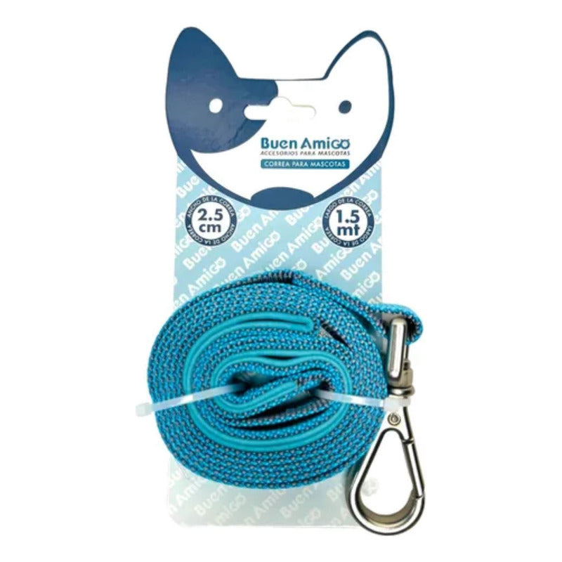 Correa Fuerte Para Perros Agarre Acolchado 1.5 Mts X 2.5 Cm