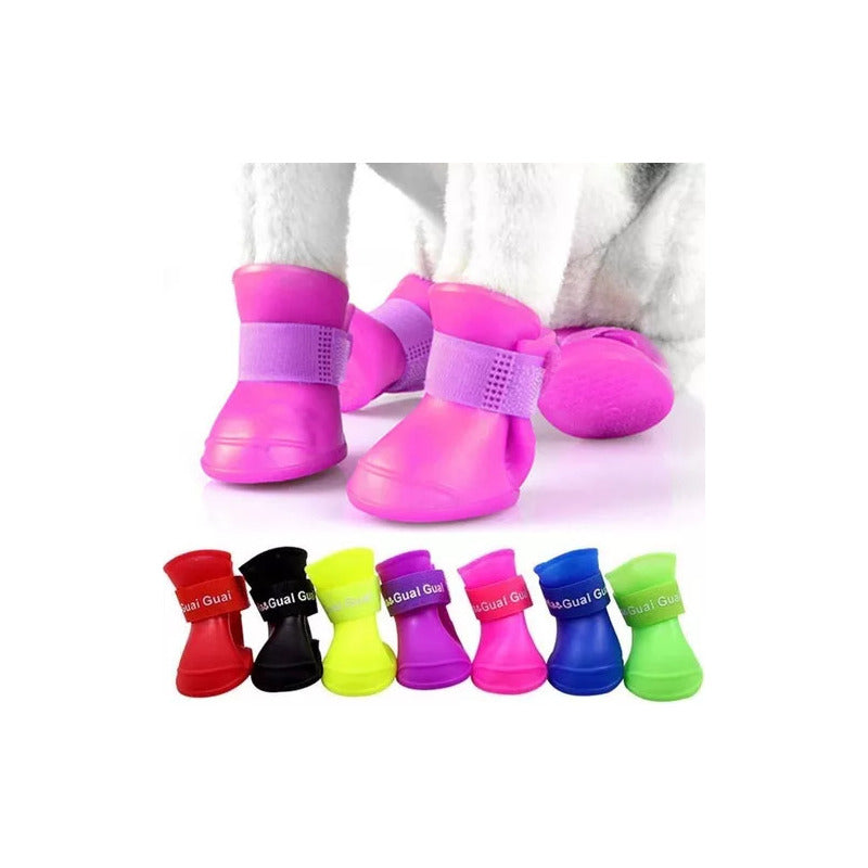 Botas Zapatos Antideslizante Impermeable Mascota Perro S