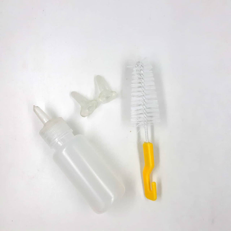 Set Biberon Mamadera Para Cachorros 60 Cc