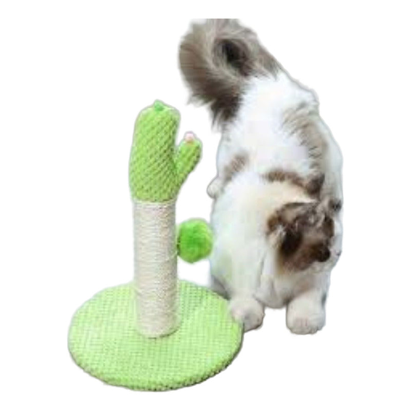 Rascador Para Gato Con Pelota De Juguete En Forma De Cactus