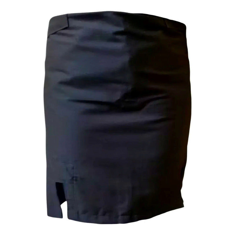 Delantal Profesional Mandil Corto Negro Negro Liso
