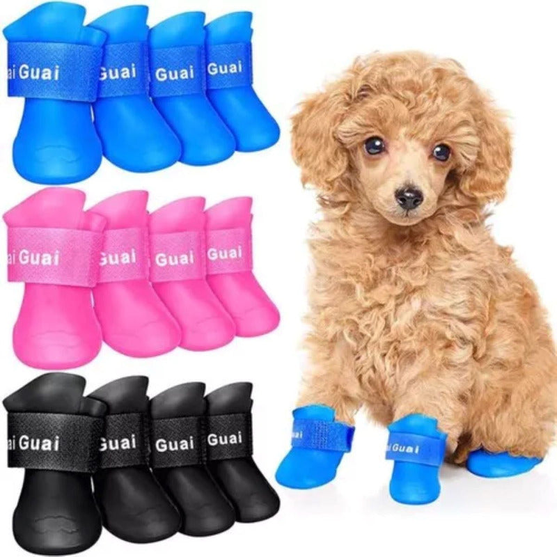 Botas Zapatos Antideslizante Impermeable Mascota Perro S