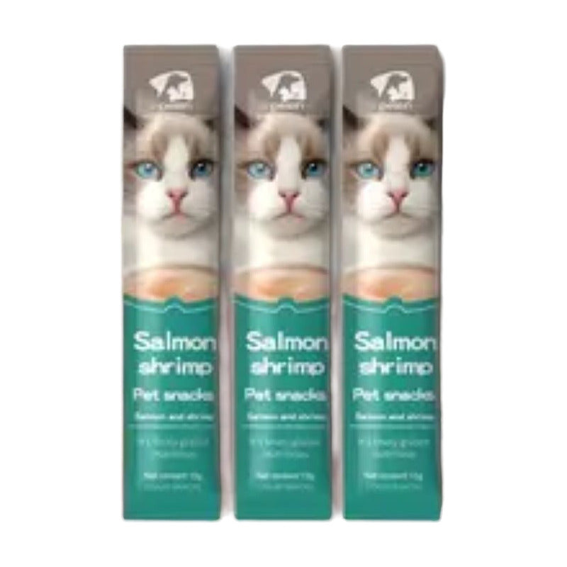 Snack, Golosinas, Comida Húmeda Gatos Atún Salmón Pollo 3 Un
