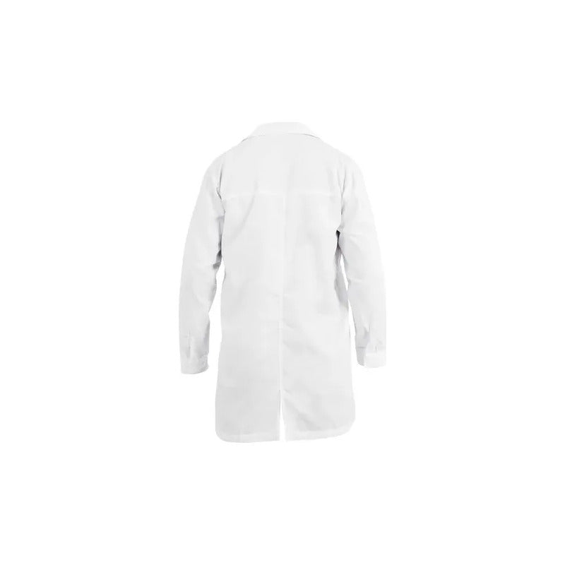 Pack 2 Cotona Poplin Blanca Delantal + 5 Cofias Desechables Blanco M