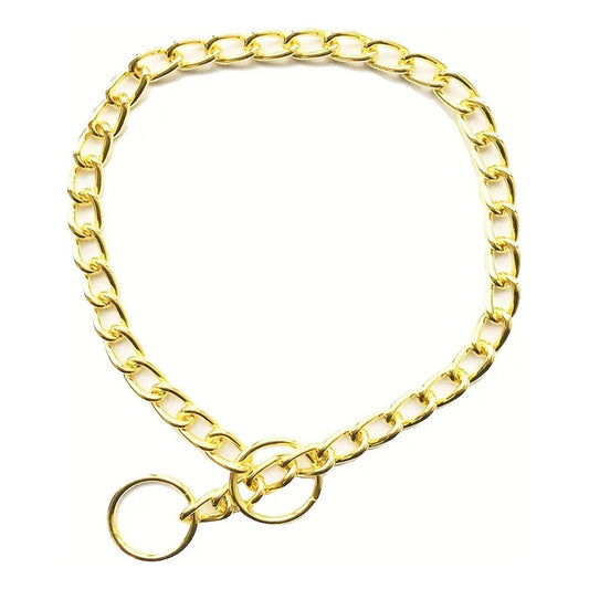Elegante Collar Dorado De Entrenamiento Para Perros (70 Cm) 4mm X 70 Cm
