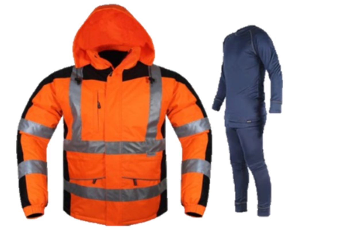 Pack Parka Naranja Termica Tech Xtreme + Primera Capa Antihumedad