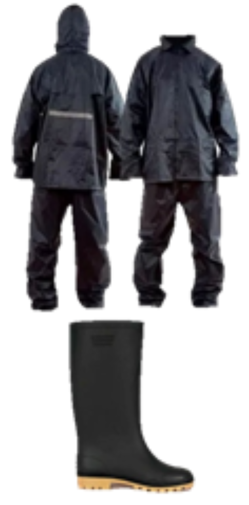 Pack Traje Supervisor De Agua + Botas De Pvc Sin Puntas