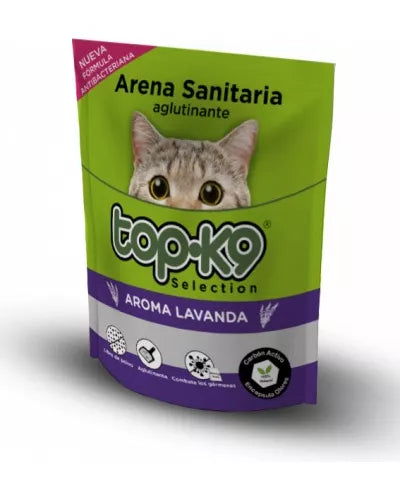Arena Aglutinante Top-k9 Saco 2kg Lavanda