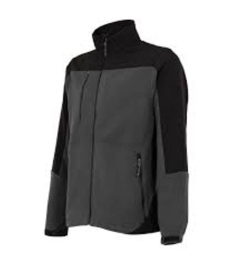 Polerón Micropolar Gris/Negro Con Tecnología Termica Bicolor
