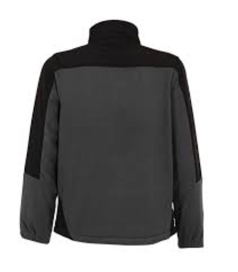 Polerón Micropolar Gris/Negro Con Tecnología Termica Bicolor