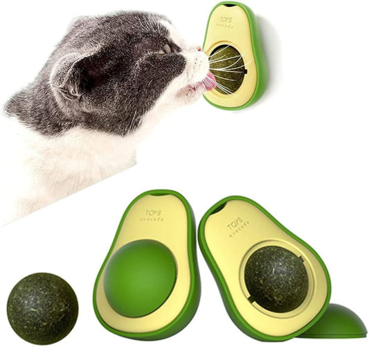 Juguete Palta Interactivo Bola Con Hierba Gatera Color Verde
