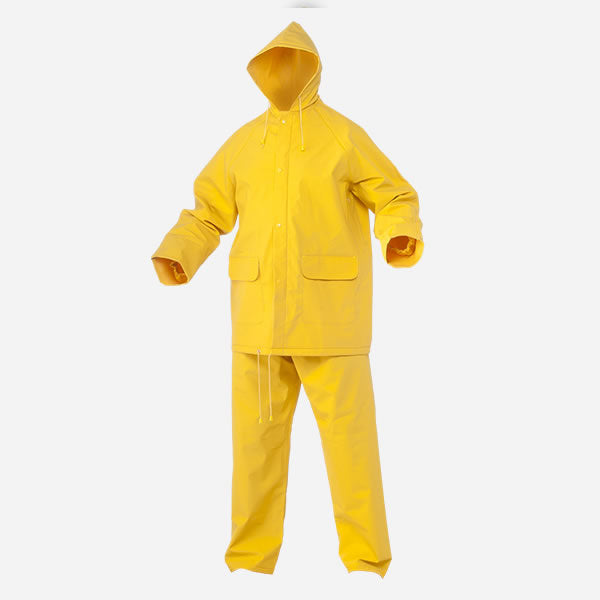 Traje De Agua Jardinera Amarillo Pvc
