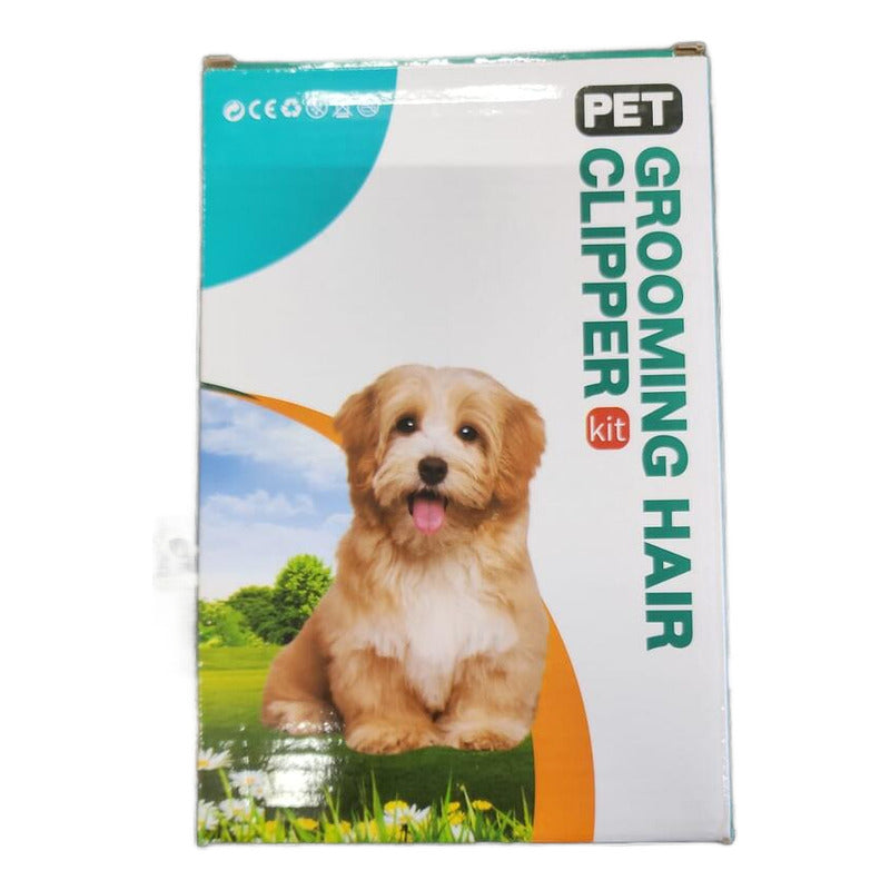 Cortapelos Para Mascotas Versión Profesional Pet Clipper Kit Dorado