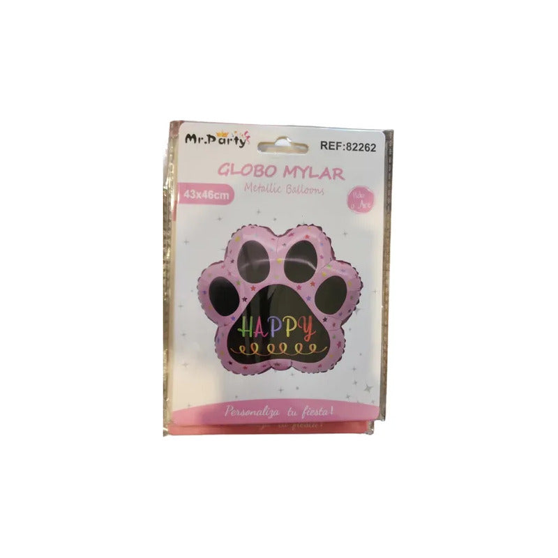 Globo De Cumpleaños Para Mascota Modelo Patita Rosa