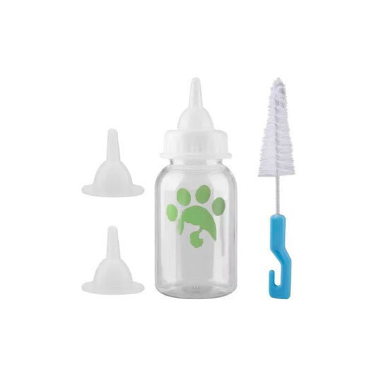 Set Biberon Mamadera Para Cachorros 120 Cc