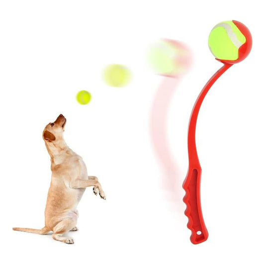 Lanzador De Pelota Para Perros Para Grandes Distancias Rojo