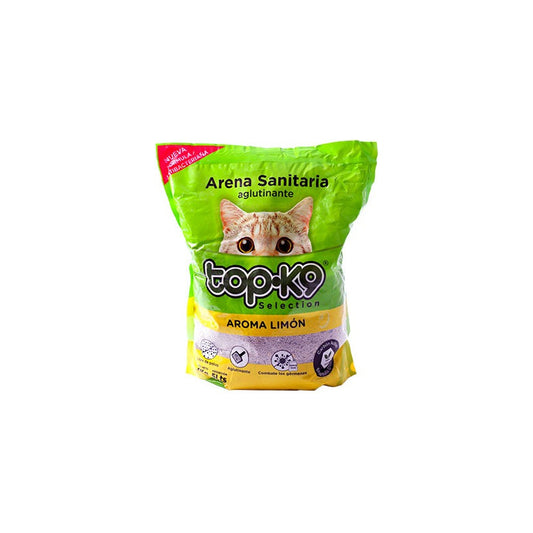 Arena Aglutinante Top-k9 Saco 4 Kg Limon