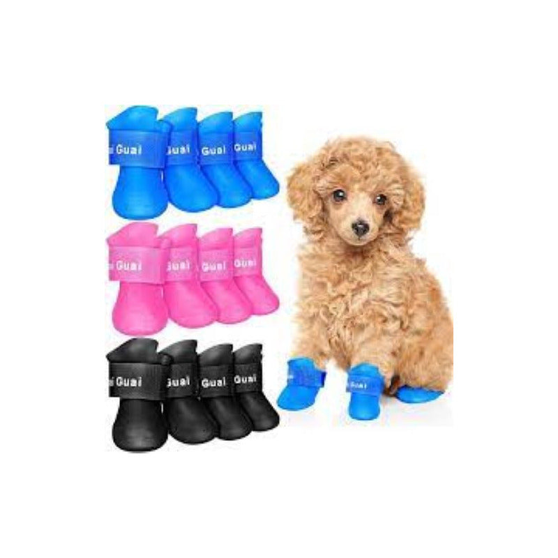 Botas Zapatos Antideslizante Impermeable Mascota Perro S