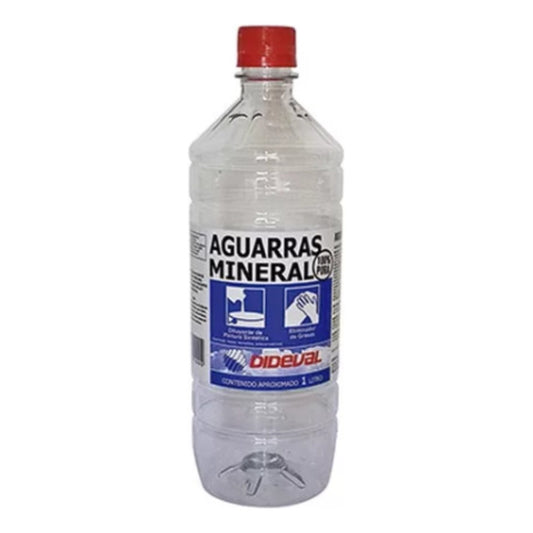 Aguarras Mineral Dideval 1 Litro Disolvente Transparente