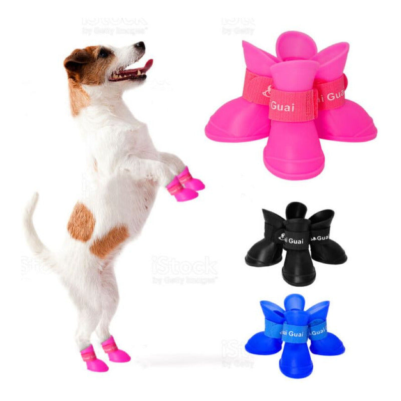 Botas Zapatos Antideslizante Impermeable Mascota Perro S