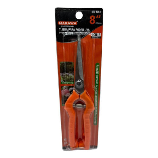Tijera Para Poda Uva 8 Pulgadas Professional Naranja