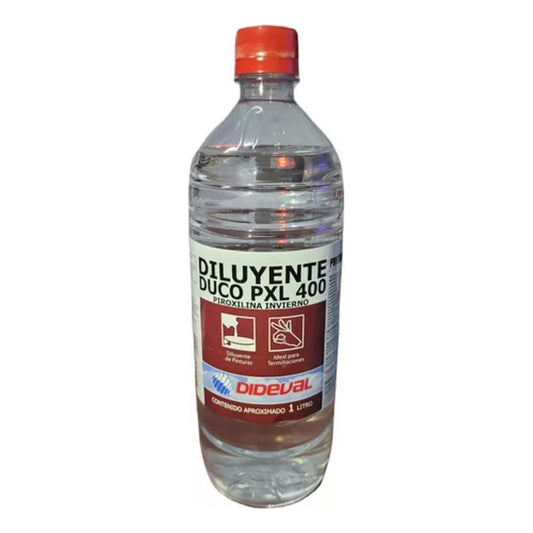 Duco Pxl 400 Piroxilina Invierno 1 Litro Diluyente Dideval Transparente