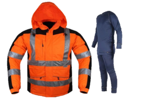 Pack Parka Naranja Termica Tech Xtreme + Primera Capa Antihumedad