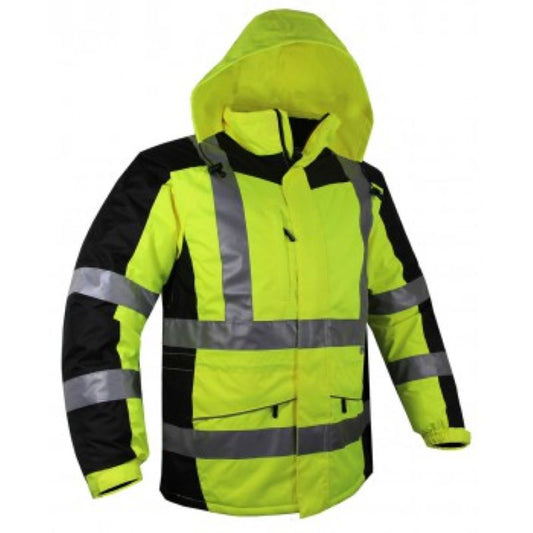 Parka Verde Fluor Térmica Alta Visibilidad Tech-xtreme