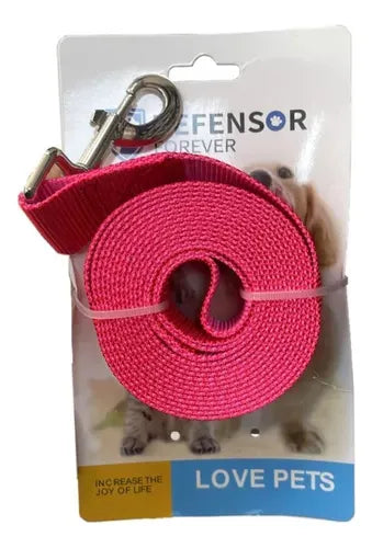 Correa Plana Larga Resistente Para Perros 3 Metros X 2,5cm