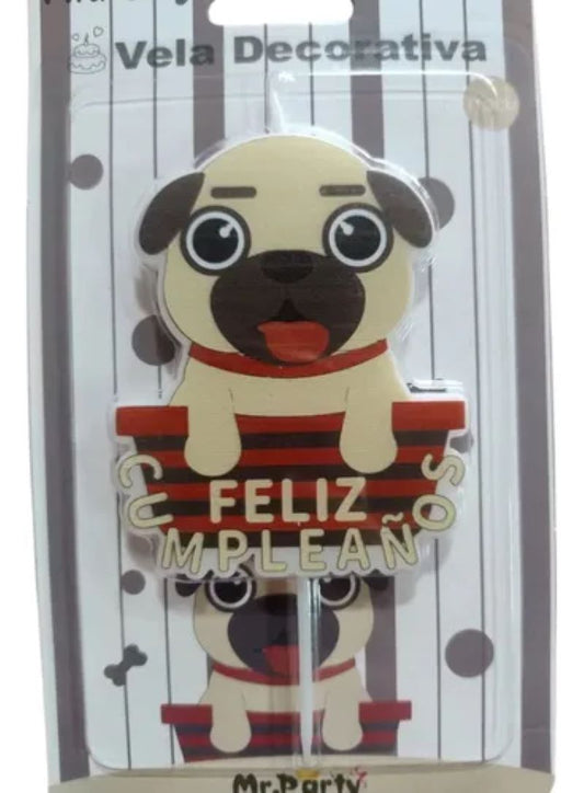 Velas De Cumple Años De Mascotas